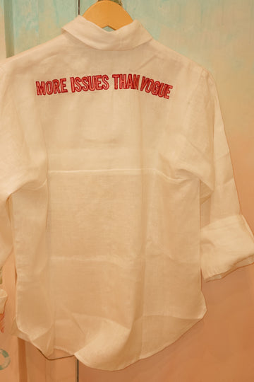 Camisa Linho More Issues Than Vogue