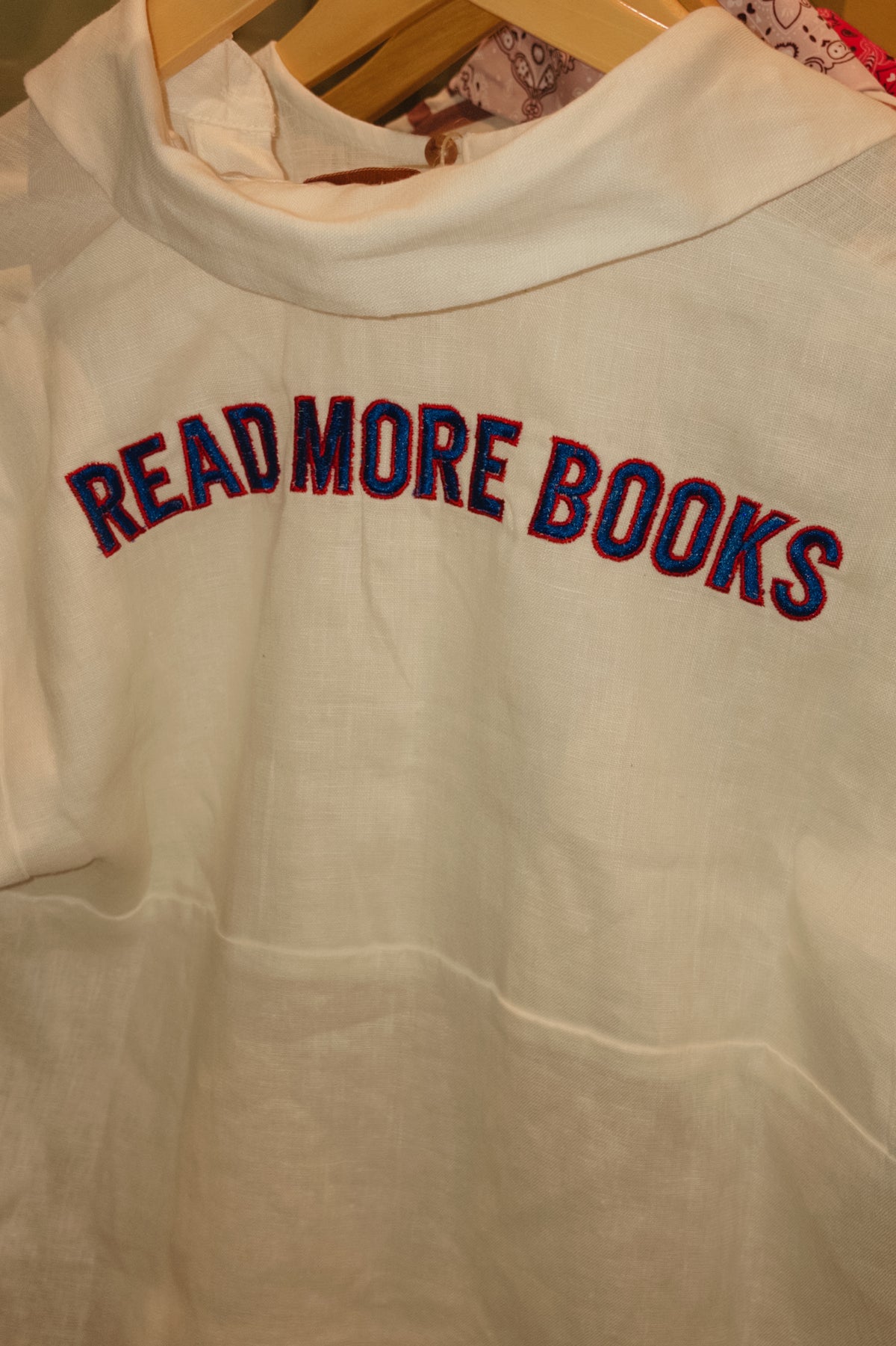 Camisa linho Read More Books