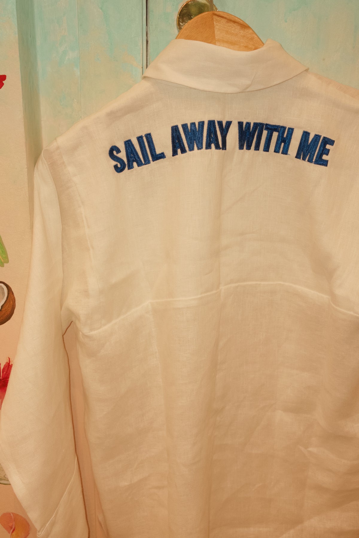 Camisa Linho Sail Away With Me
