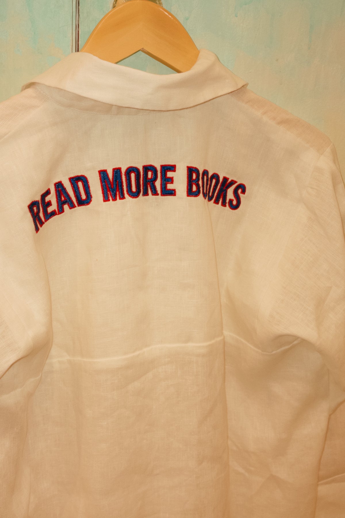 Camisa linho Read More Books