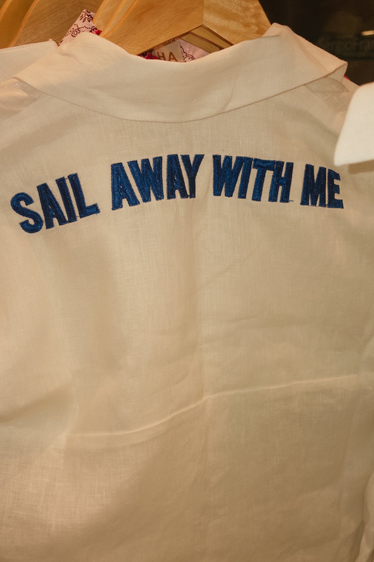 Camisa Linho Sail Away With Me