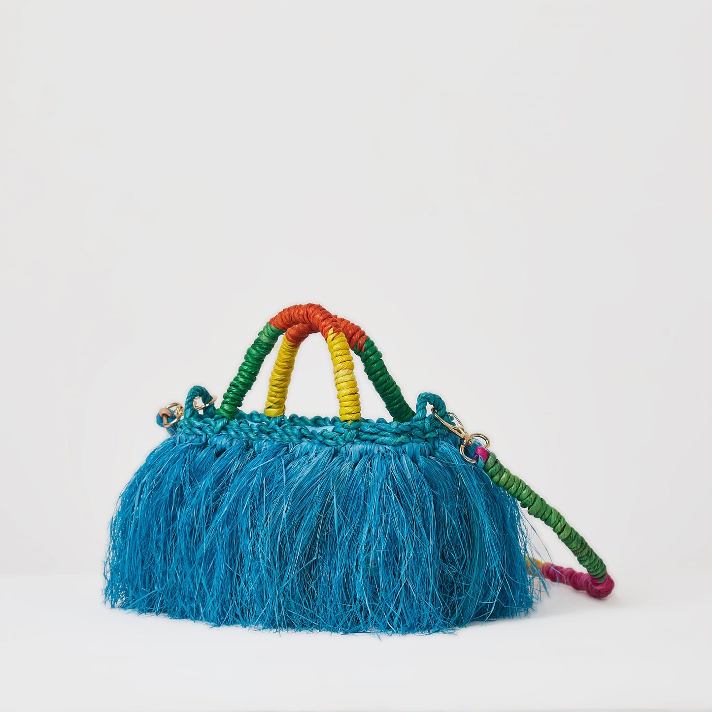 Turquoise Brazilian Straw