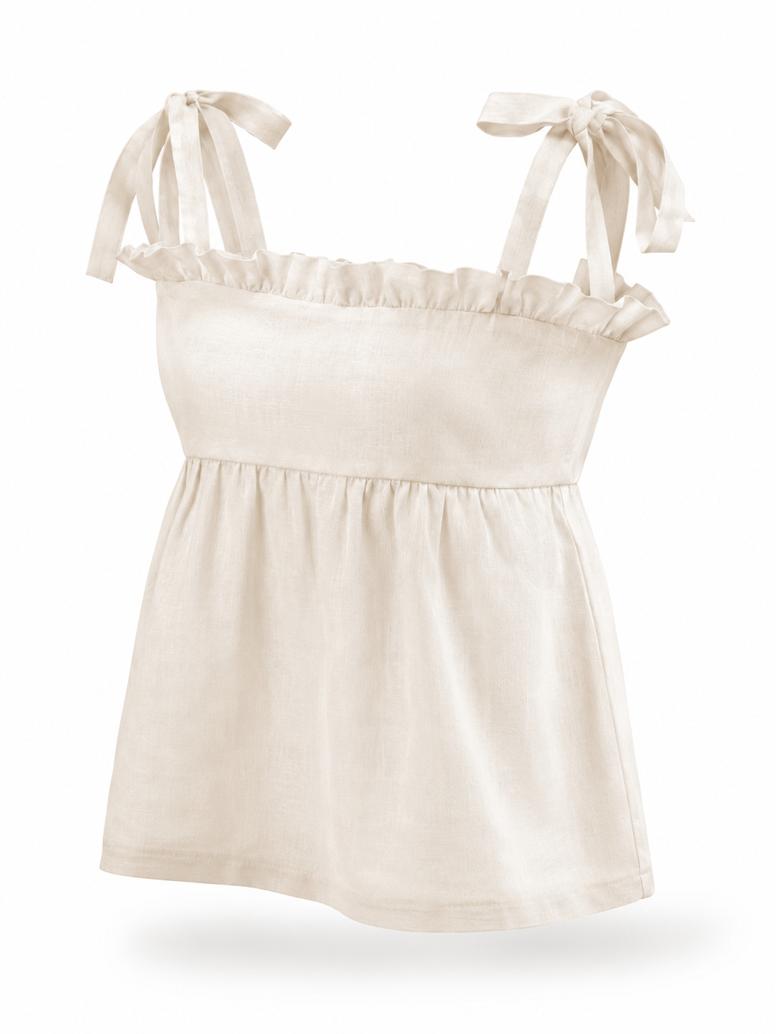 Top Linho Frida - Branco